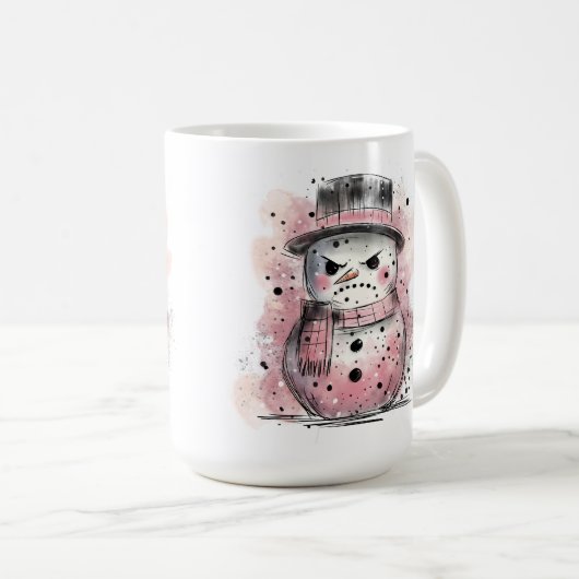 Mug Grumpy Snowman (Devant droit)
