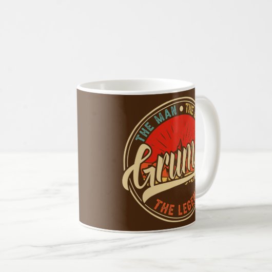Mug Grumpy the Man The Myth The Legend Fête des pères  (Devant droit)