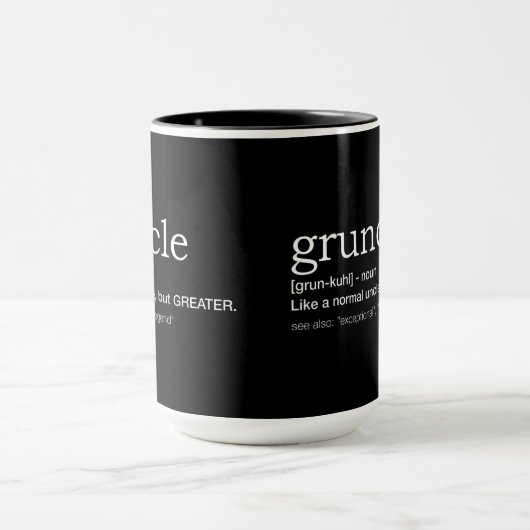 Mug Gruncle for best uncle (Centre)