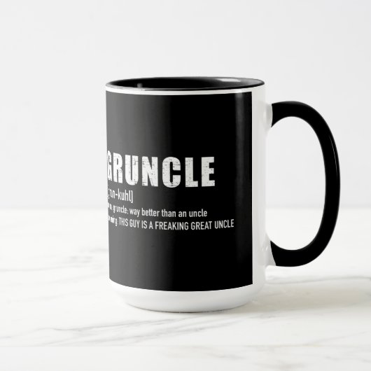 Mug Gruncle for great uncle (Droite)