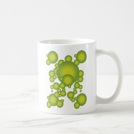 Mug Grüne Blasen (Droite)