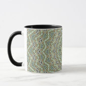 Mug Grünes Kaleidoskop (Gauche)