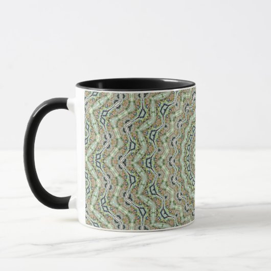 Mug Grünes Kaleidoskop (Gauche)