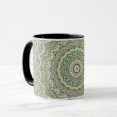Mug Grünes Kaleidoskop (Devant gauche)