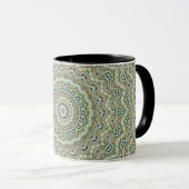 Mug Grünes Kaleidoskop (Devant droit)