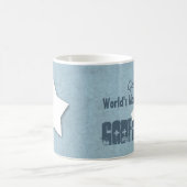 Mug Grunge bleue W06C1 du PARRAIN le plus (Centre)