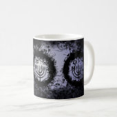 Mug Grunge Chanukah Menorah (Devant droit)