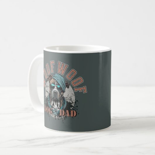 Mug Grunge Chien Papa (Devant gauche)