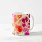 Mug Grunge couleur point texture arrière - plan (Devant droit)
