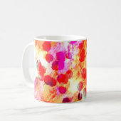 Mug Grunge couleur point texture arrière - plan (Devant gauche)