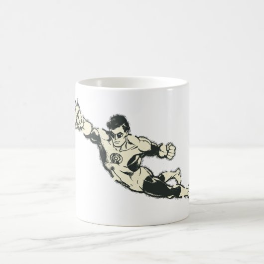 Mug Grunge de lanternes vertes (Centre)