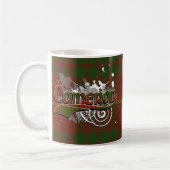 Mug Grunge de tartan de Cameron (Gauche)