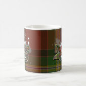 Mug Grunge de tartan de Dundee (Centre)