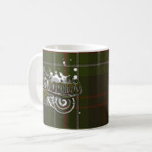 Mug Grunge de tartan de MacDiarmid (Devant gauche)