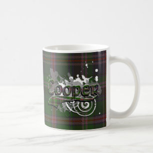 Mug Grunge de tartan de tonnelier