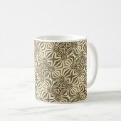 Mug Grunge florale géométrique | par StellaSays (Devant droit)