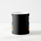 Mug Grunge Funny Papa Liste de vérification (Centre)
