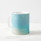 Mug Grunge image du ciel arrière - plan. décoration de (Devant gauche)