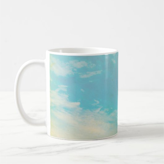 Mug Grunge image du ciel arrière - plan. décoration de (Gauche)