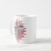 Mug Grunge mots chrétiens croisent (Devant gauche)