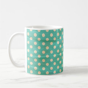 Mug Grunge pois motif transparent