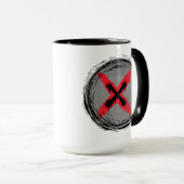 Mug Grunge Red Xpression (Devant droit)