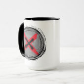 Mug Grunge Red Xpression (Devant gauche)