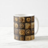 Mug Grunge Rustic Steampunk Horloge (15) (Devant droit)