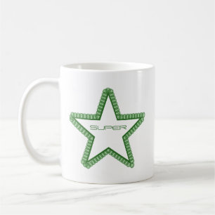 Mug Grunge Superstar Mug, Green Forest