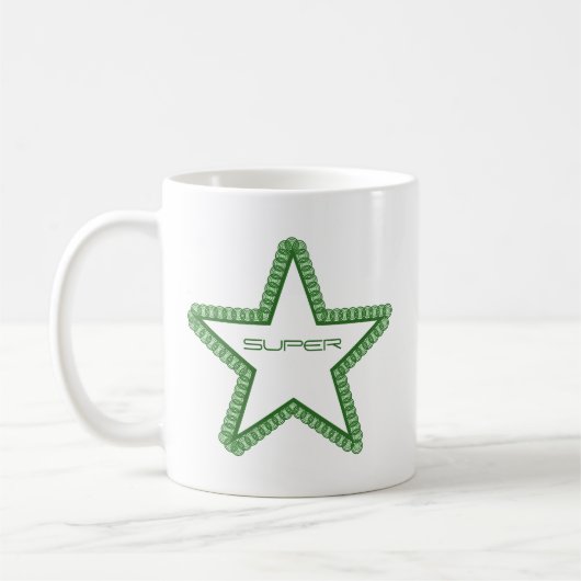 Mug Grunge Superstar Mug, Green Forest (Gauche)