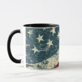 Mug Grunge USA Drapeau Bernese Mountain Dog (Gauche)