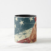 Mug Grunge USA Drapeau Cocker Chien Espagnol (Centre)