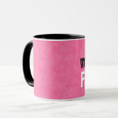 Mug Grunge V25 de rose du meilleur ami du monde (Devant gauche)