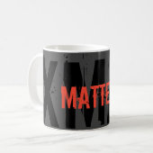 Mug Grunge XMAS MATTERS un arbre de Noël attrayant ! (Devant gauche)