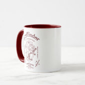 Mug GRYFFINDOR™ Détermination Courage Bravoure Armoiri (Devant gauche)