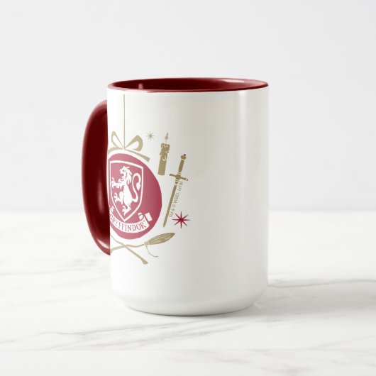 Mug GRYFFINDOR™ - Graphique Bauble de vacances (Devant gauche)
