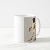 Mug Gryhound Fencer en crème Full 2 (Devant droit)