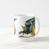 Mug Gryphon - bleu : (Devant droit)