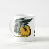 Mug Gryphon - bleu : (Devant gauche)