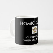 Mug gstargif1, division de HOMICIDE., "NOS DÉBUTS de (Devant gauche)