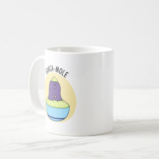 Mug Guacamole Funny Mole Dans Guacamole Dip Pun (Devant gauche)