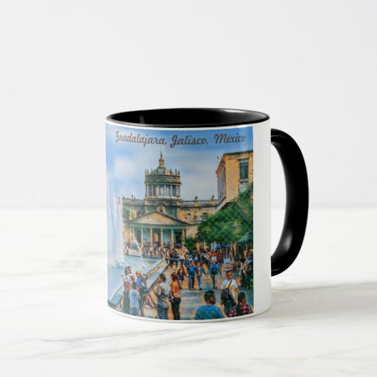 Mug Guadalajara, México Hospicio Cabañas (Devant droit)