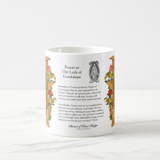 Mug Guadalupe catholique, Vierge à Marie (Centre)