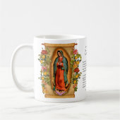 Mug Guadalupe catholique, Vierge à Marie (Gauche)