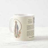 Mug Guadalupe catholique, Vierge à Marie (Devant gauche)