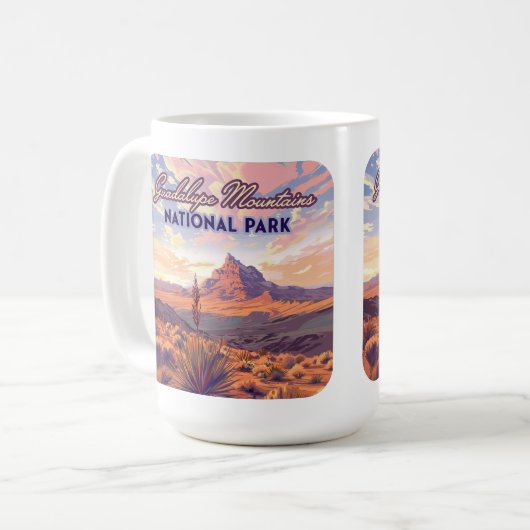 Mug Guadalupe Mountain National Park El Capitan Texas (Devant gauche)