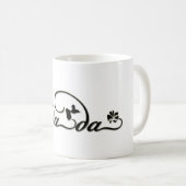 Mug Guadeloupe: gwada  971 (Devant droit)