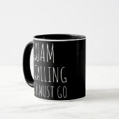 Mug Guam Appelle Et Je Dois Aller Vacances Drôle (Devant gauche)