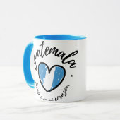 Mug Guatemala Siempre en Mi Corazon J'aime Guatemala (Devant gauche)