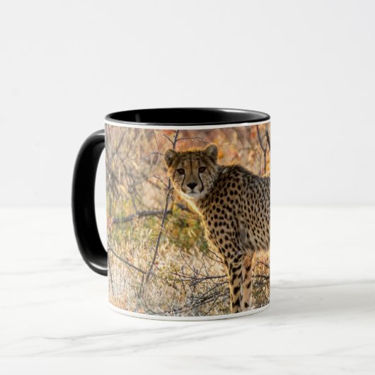 Mug Guépard regardant autour (Devant gauche)